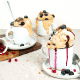 Tassenkuchen mit Heidelbeeren, Kokosflocken und LEICHT&CROSS Brösel