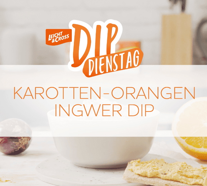 Zubereitungsvideo Karotte-Orange-Ingwer Dip