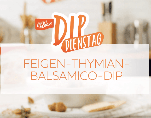 Zubereitungsvideo Feigen-Thymian-Balsamico-Dip
