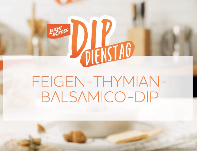 Zubereitungsvideo Feigen-Thymian-Balsamico-Dip