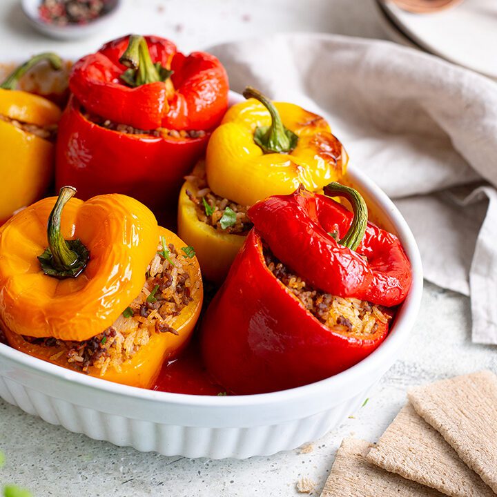 Herzhaft gefüllte Paprika - LEICHT&amp;CROSS